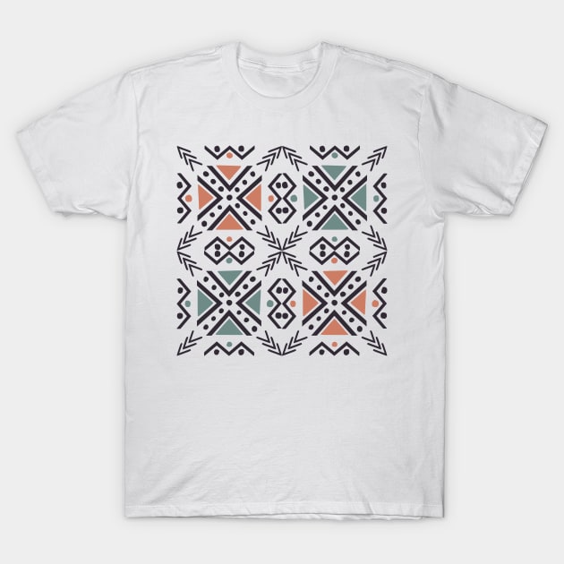 Modern african pattern T-Shirt by PaepaeEthnicDesign